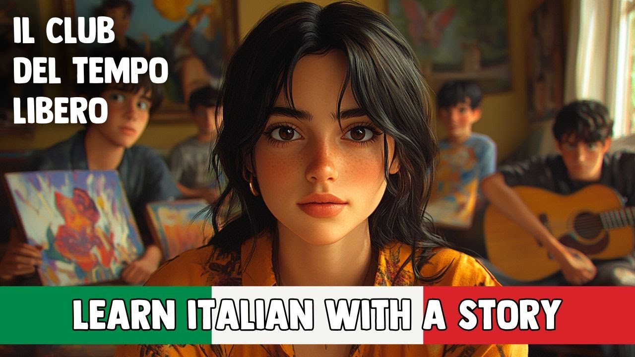Learn ITALIAN Through This Story! 🎨 Talk About Hobbies & Interests (B1-B2)