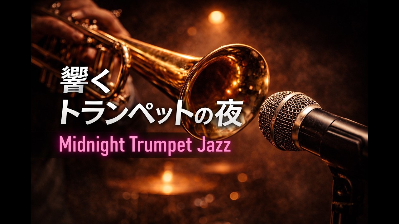 マイクに溶けるトランペットの夜｜Midnight Trumpet Jazz 🎷🌙