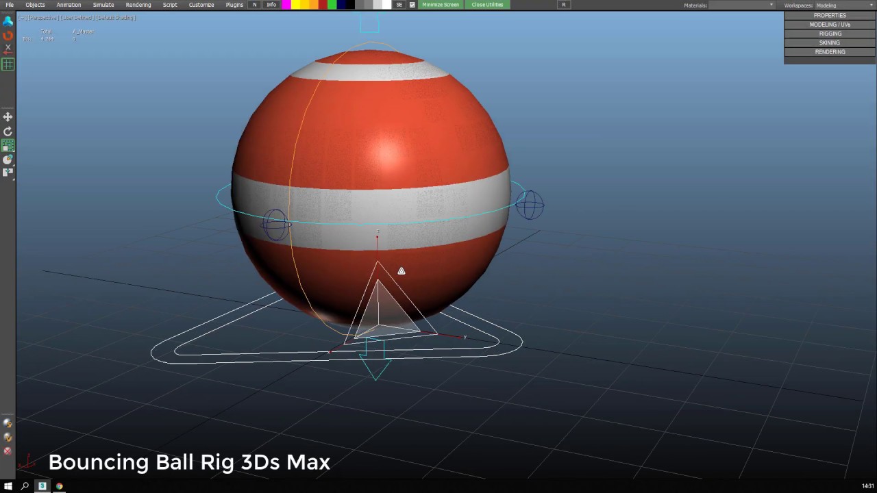 Bouncing Ball rig - 3Ds Max