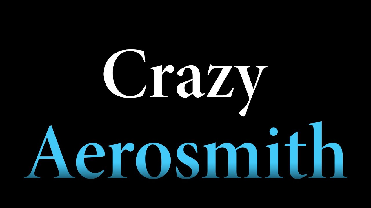 Crazy KARAOKE - Aerosmith