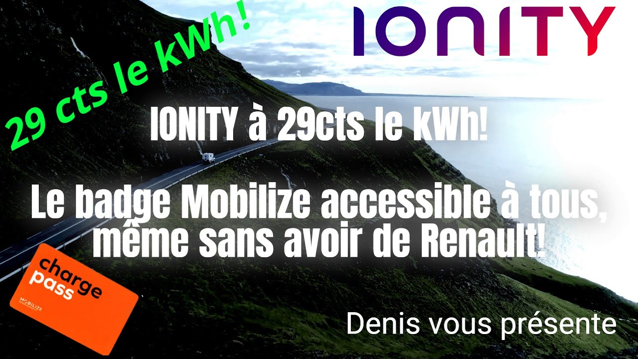 Ionity à 29cts avec Mobilize - Partie 1