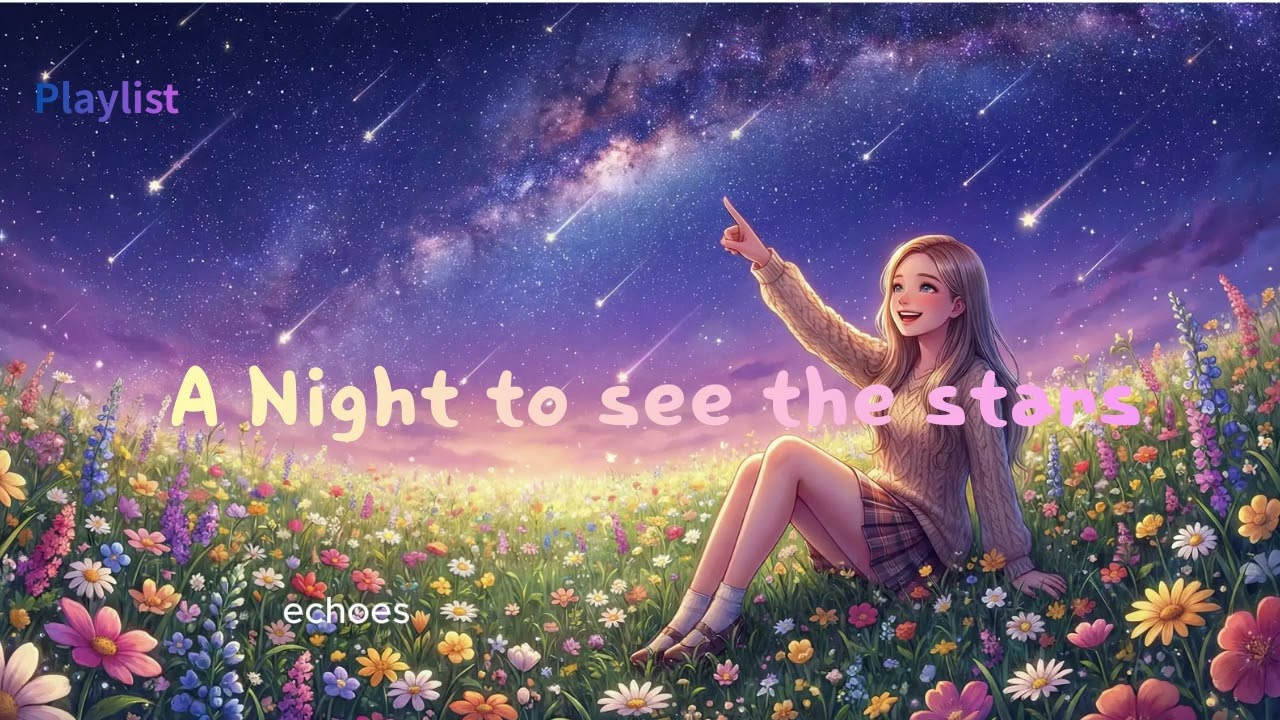 Emotional Piano Ballads – Relaxing Night Music, Starry Sky & Nostalgic Piano