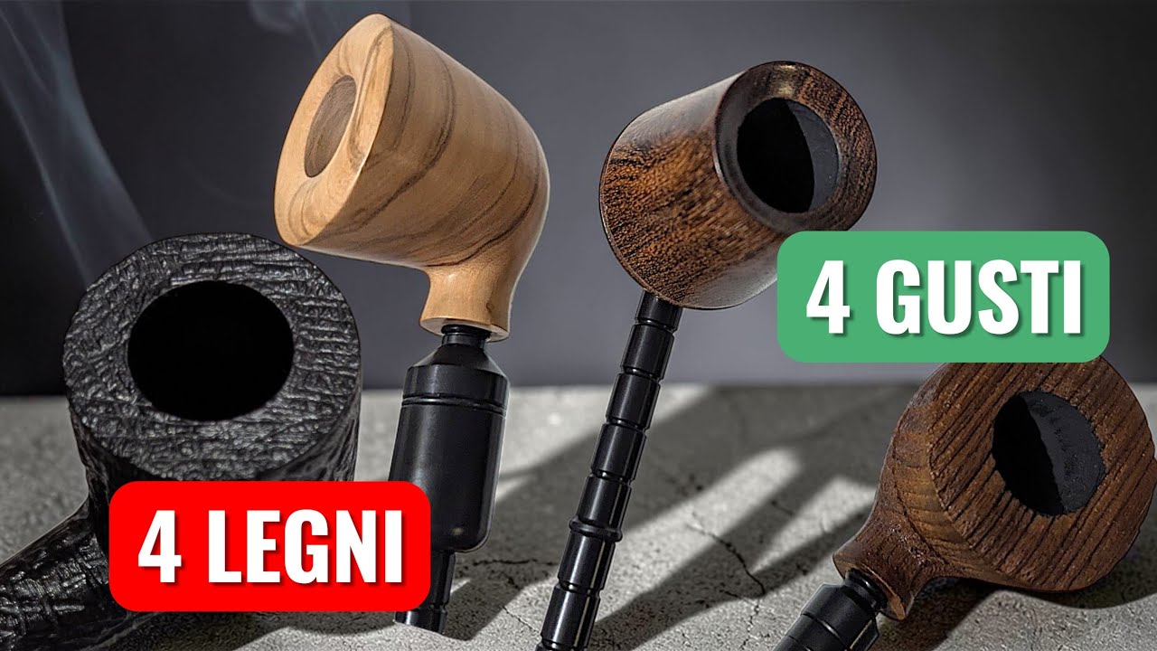 Come il Legno Cambia la Tua Fumata di Pipa : Analisi di 4 Tipi Diversi