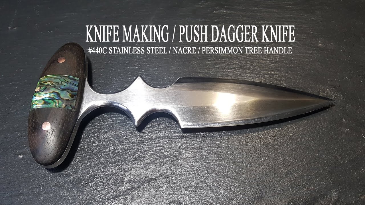 KNIFE MAKING / PUSH DAGGER KNIFE 수제칼 만들기#54