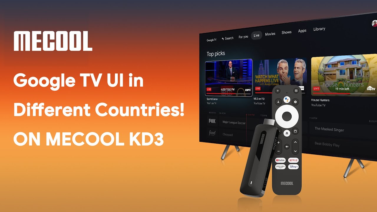 Do you know that #GoogleTV UI differs in different areas? | MECOOL Tips