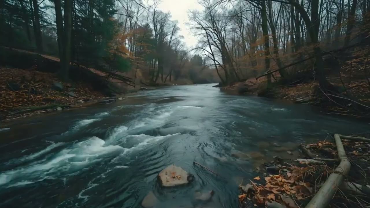 Natural Forest River Sounds for Deep Relaxation & Sleep