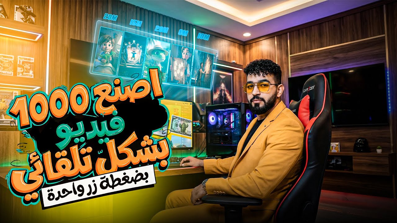 جروك (Grok) بقي بيتكلم مصري /اصنع 1000 فيديو شورت  تلقائيًا بالذكاء الاصطناعي بضغطة زر واحده