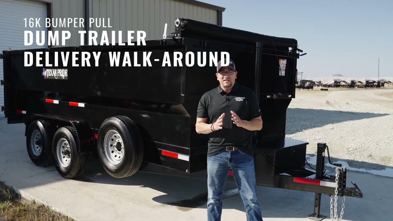 16k Bumper Pull Dump Trailer | CUSTOMER WALK AROUND