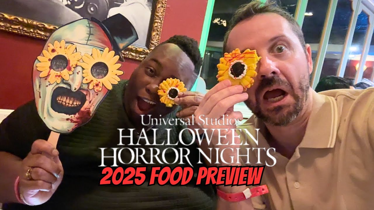 Universal Studios Halloween Horror Nights 2025 Food Preview Event!