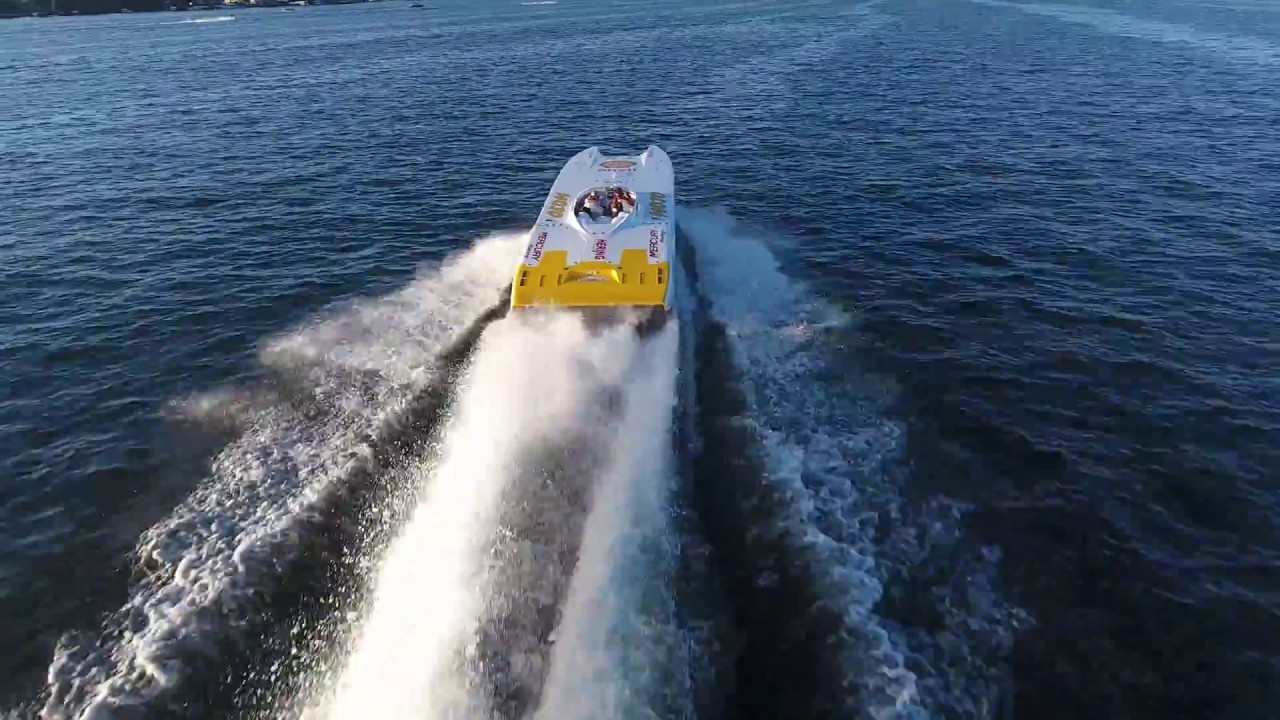4K Drone Feature of a 1400HP 40' MTI on Lake Okoboji
