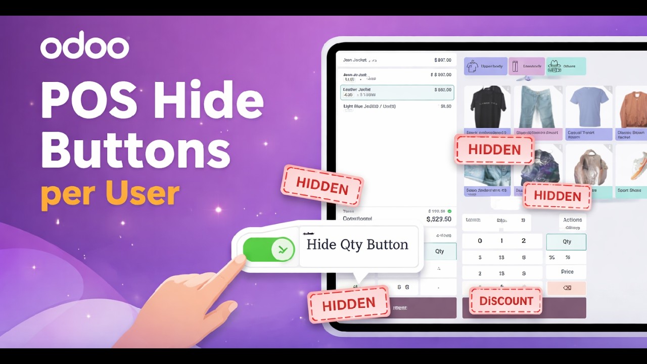 POS Hide Numpad Buttons | Odoo