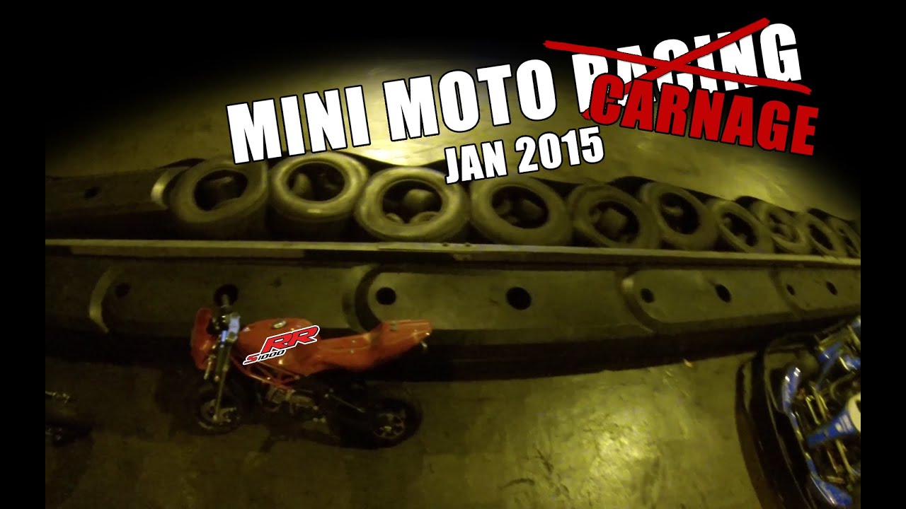 Mini Moto Carnage at M4 Karting  // Jan 2015