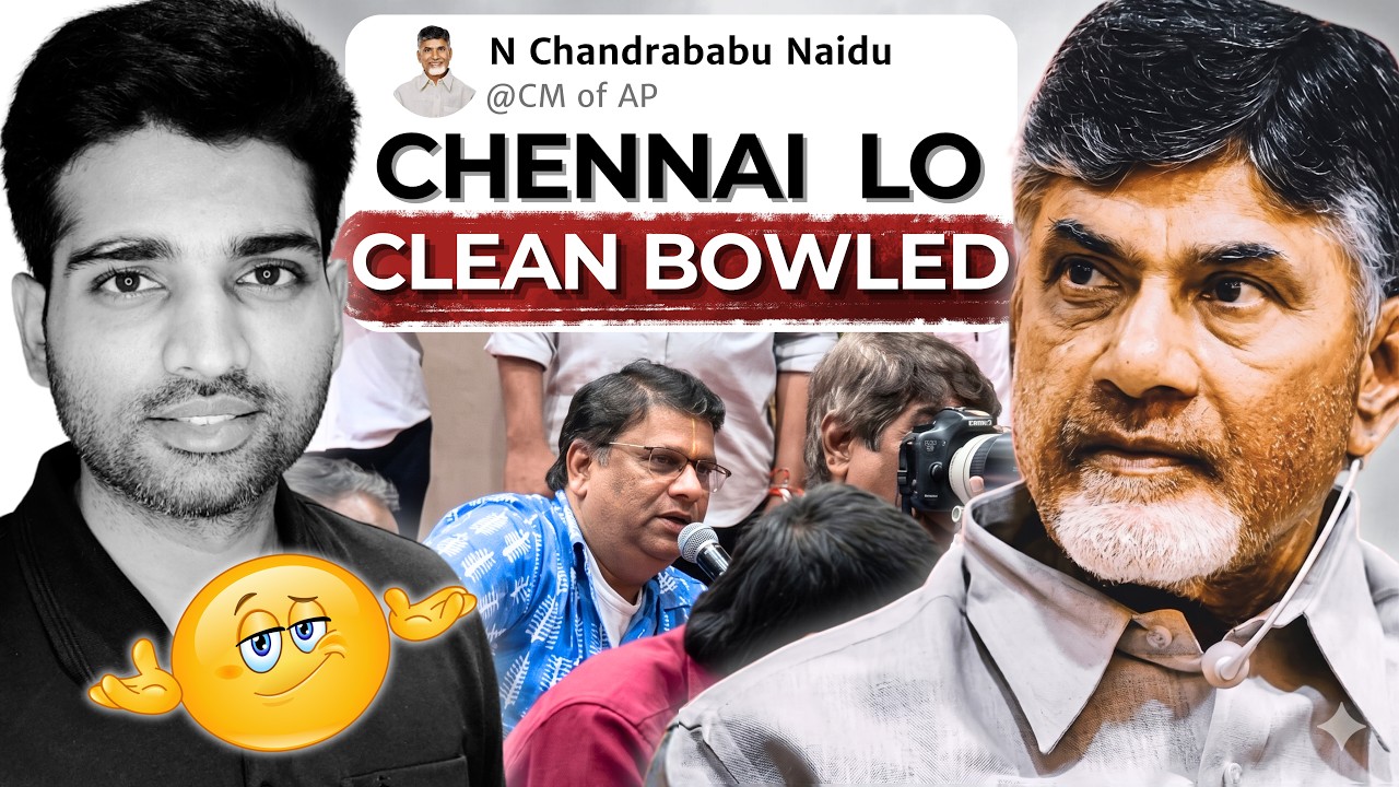 CBN Ni Clean Bowled Chesina Chennai Journalist | #Ep695 Andhra Podcaster | Vijay Kesari