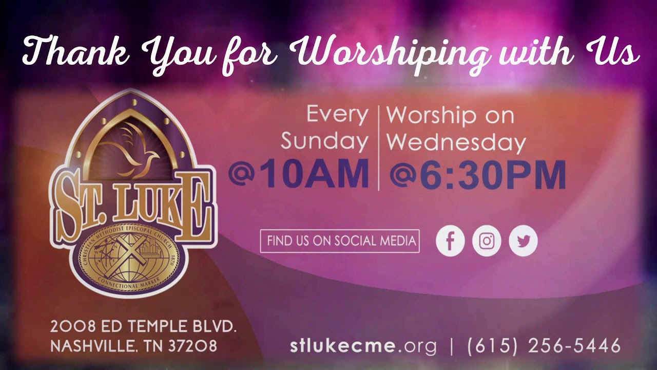 St. Luke CME Worship Service 11/02/25