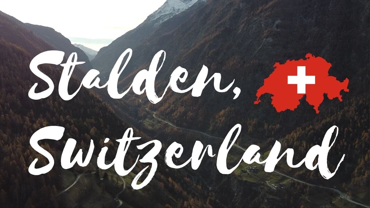 🌄 Stalden, Valais, Switzerland by Drone Video | Motivational Music | World from Above