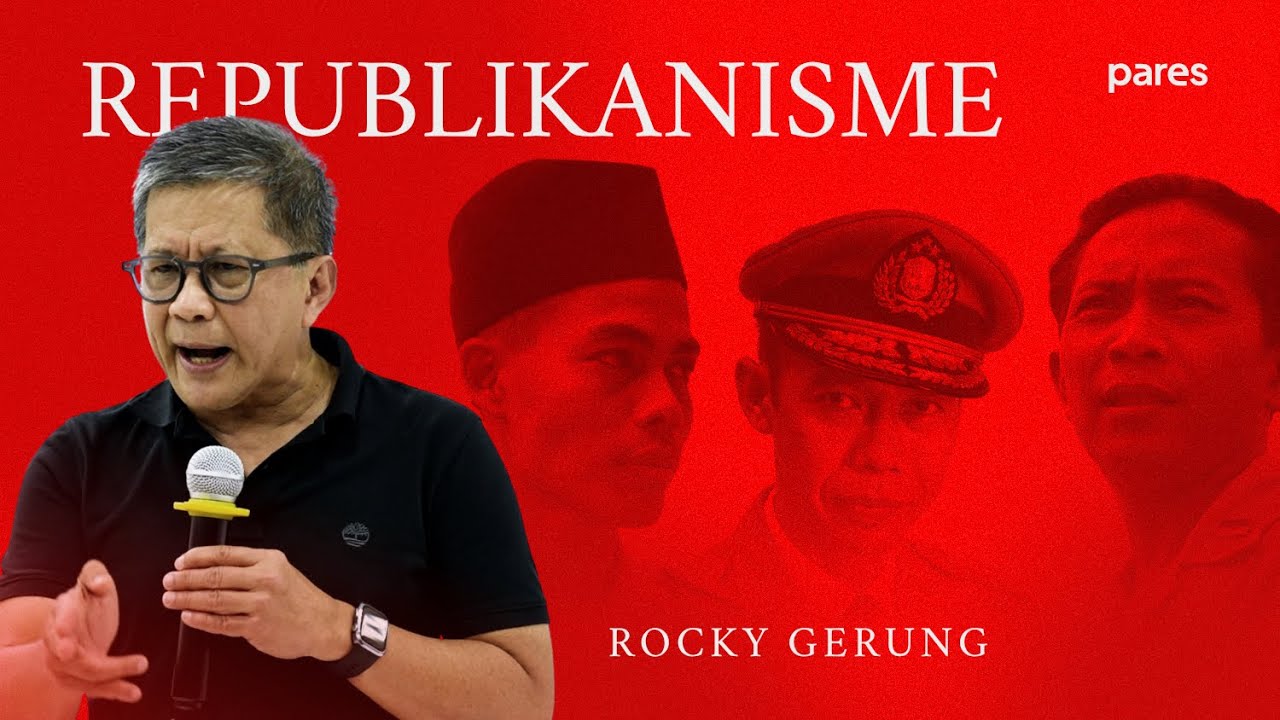Rocky Gerung: Pelajaran Etos Republik dari Sudirman, Hoegeng, dan Sjahrir