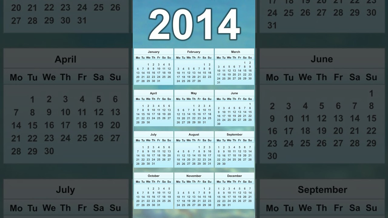 2014 Calendar
