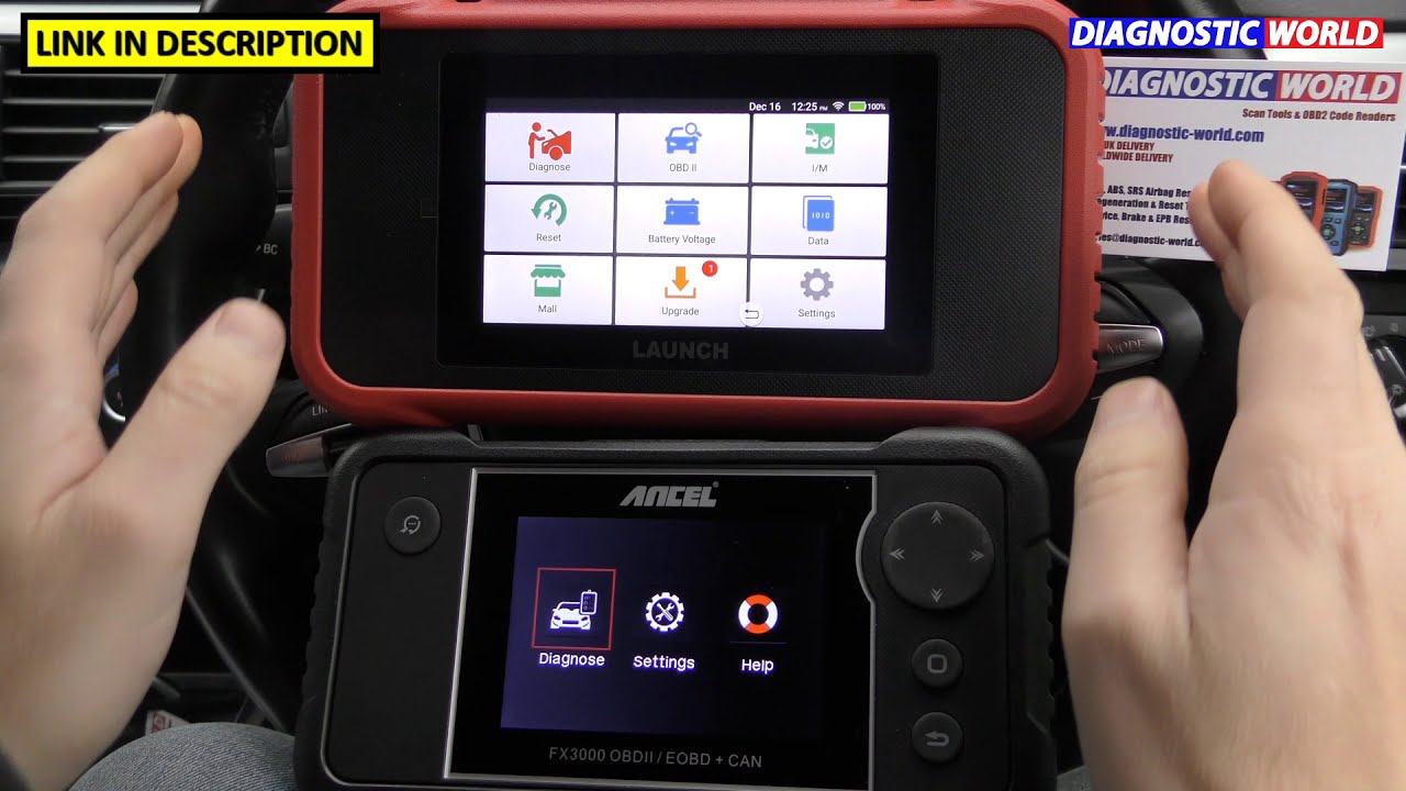 Launch CRP129e vs Ancel FX3000 Comparison & Differences Explained Review - The BEST DIY Scan Tool