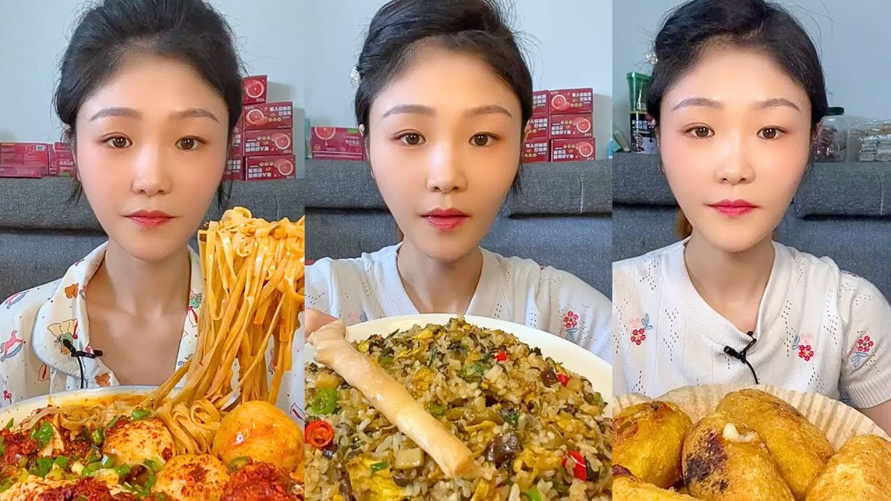 1 Hour ASMR Mukbang | Satisfying Eating Sounds for Sleep, Relaxation & Study #1069