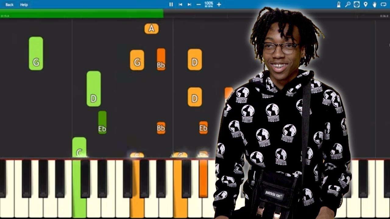 Lil Tecca - Amigo - Piano Tutorial