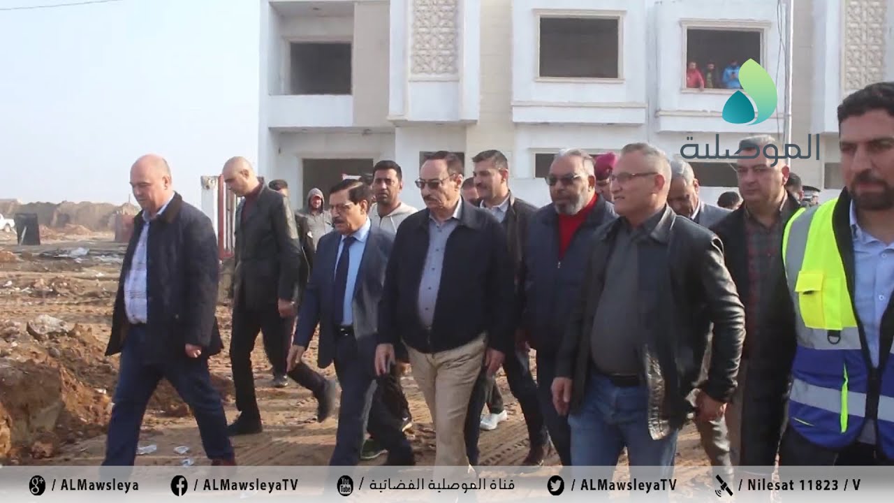 محافظ نينوى يؤدي زيارة الى مجمع عين العراق السكني ويؤكد على اهميته في احياء الجانب الايمن