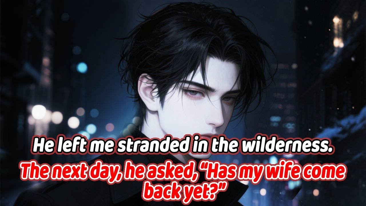 He left me in the wilderness for the FL.The next day, he asked, “Is my wife back?”