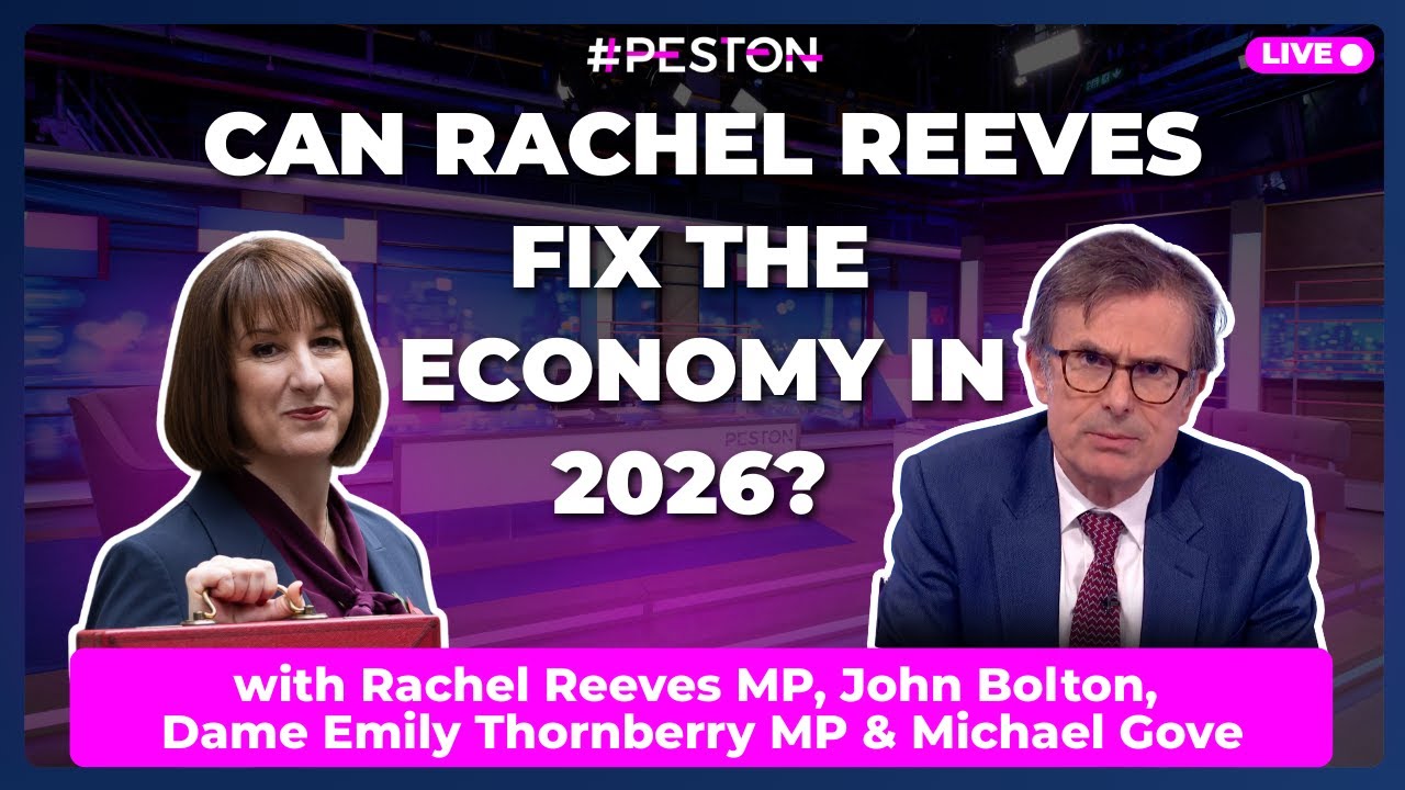 Can Reeves fix the economy? | Will Trump intervene in Iran? | Should the UK ban X? | ITV Peston