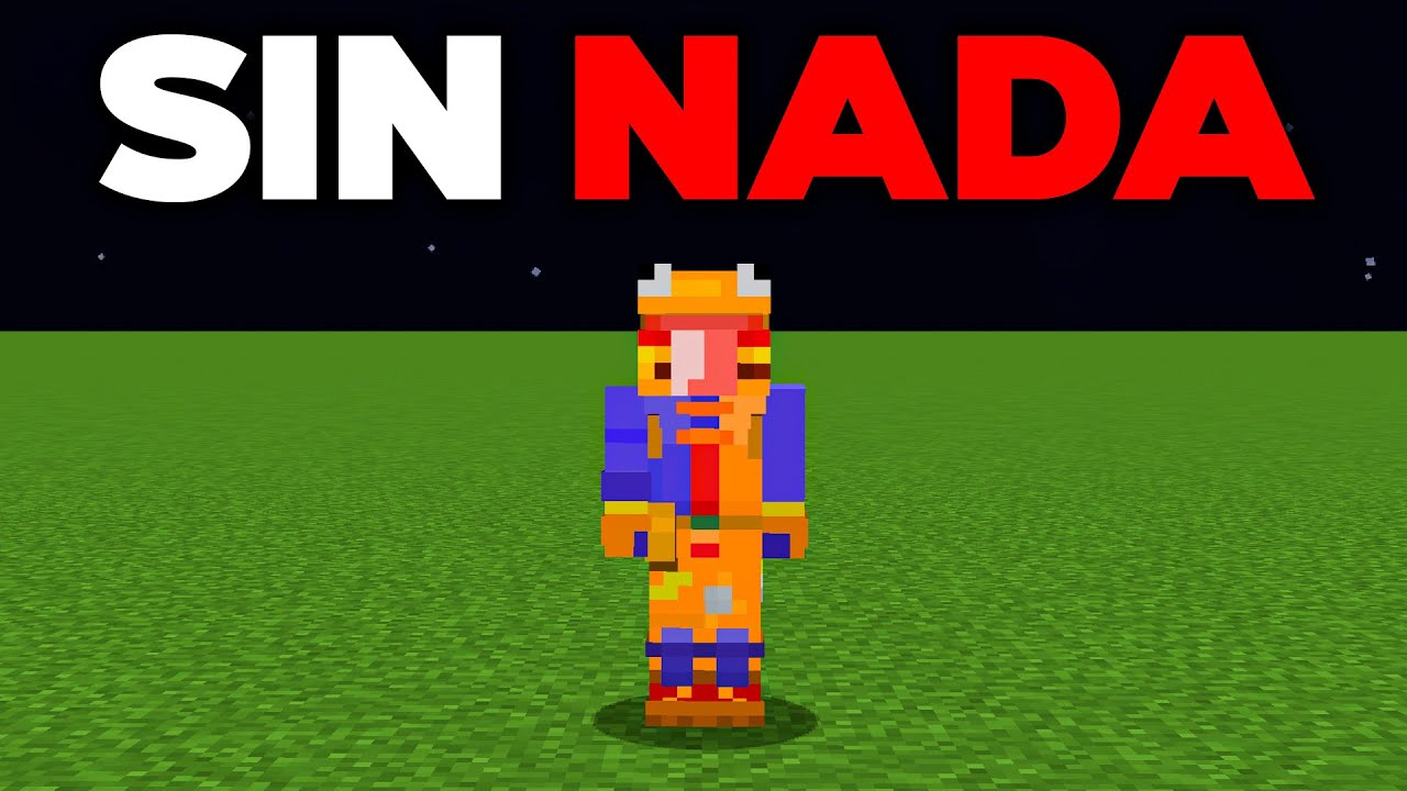 Sobreviv&iacute; 100 D&iacute;as en Minecraft Superplano Dif&iacute;cil