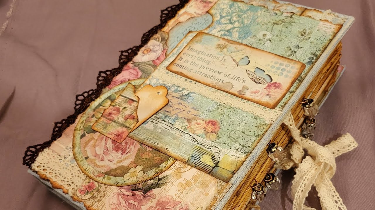 Fantasy, Floral, Forest Junk Journal (SOLD)