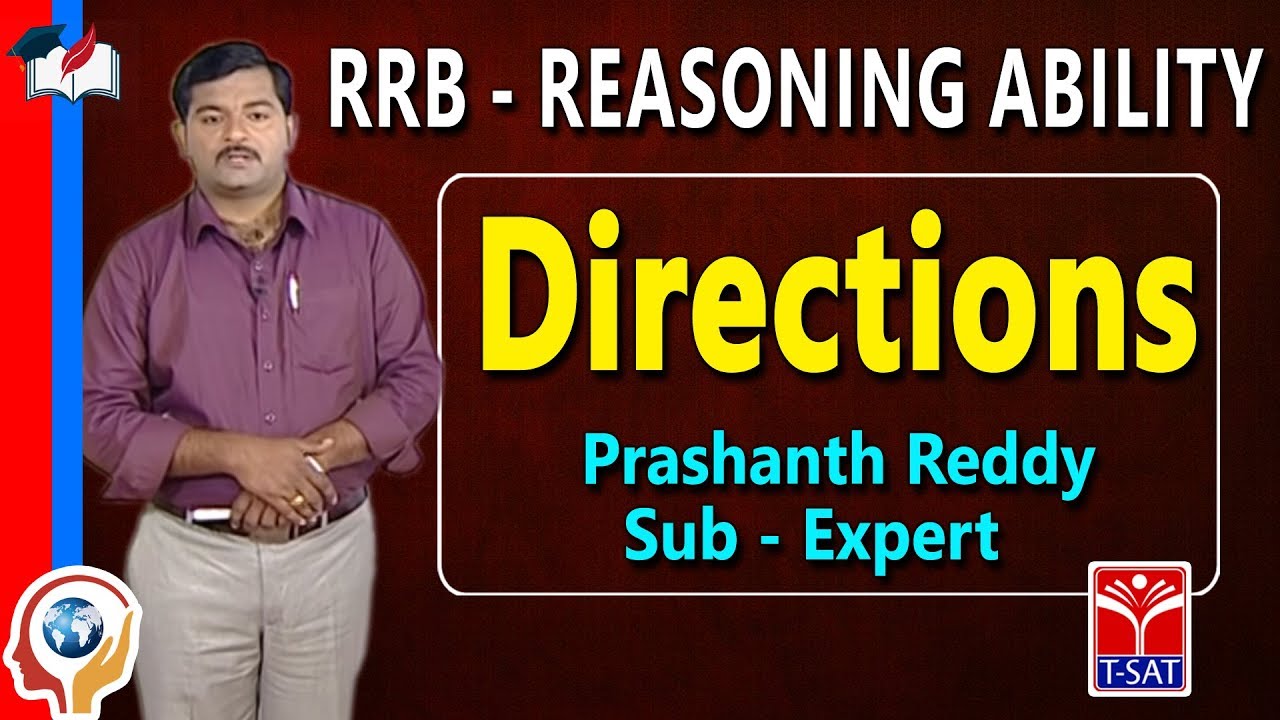 T-SAT - RRB - REASONING ABILITY || Directions || G.Prashanth Reddy