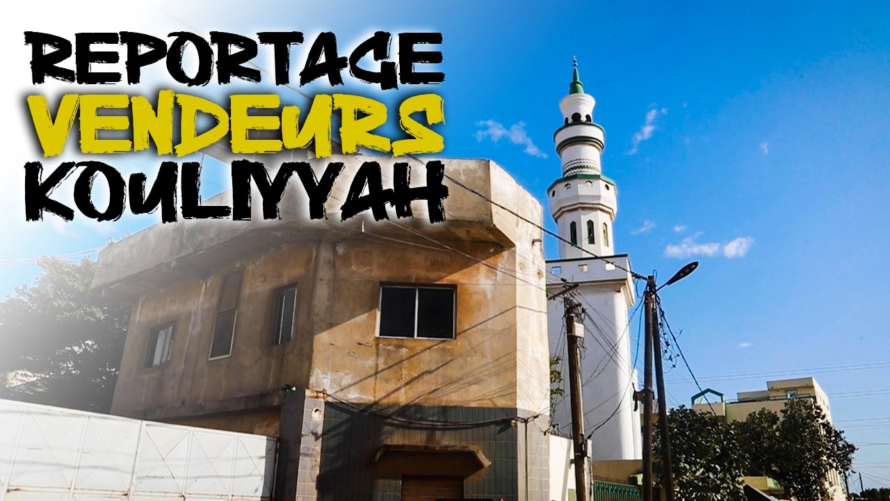 Reportage Vendeurs SOUNNAH devant Masdjid Abdallah Ibn Moubarack de PIKINE - JILBAB - QAMIS - MIEL