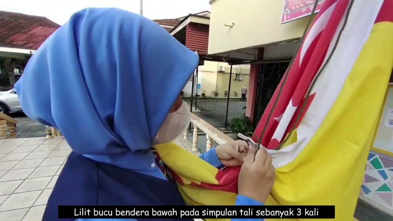 TATACARA MENGIKAT TALI PADA BENDERA