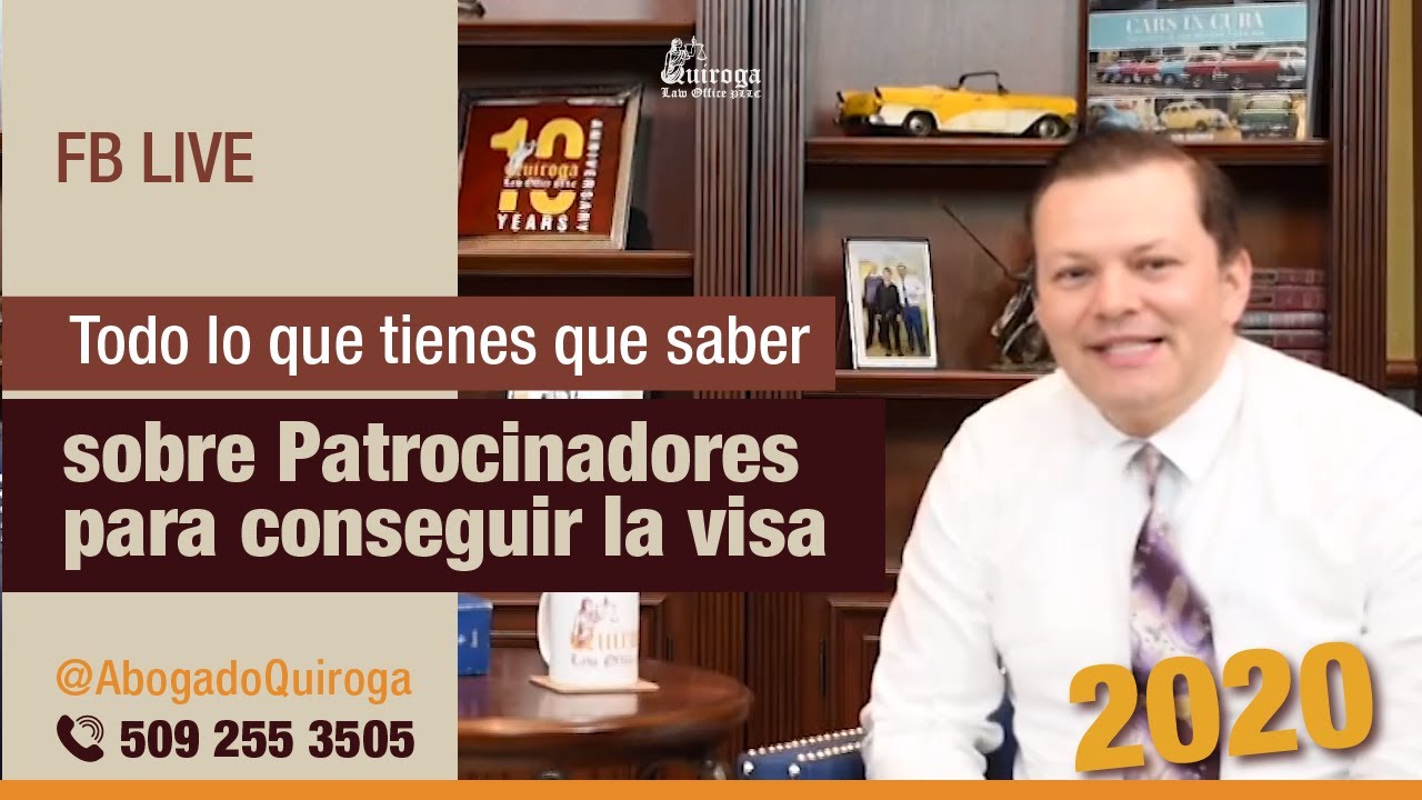 Todo lo que tienes que saber sobre Patrocinadores para conseguir la Visa 2020