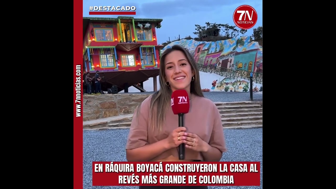 #Destacado / En Ráquira Boyacá construyeron la casa al revés más grande de Colombia.