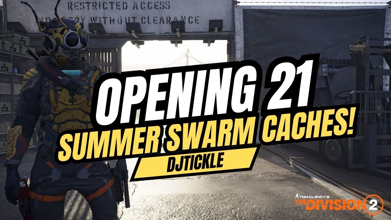 OPENING 21 SUMMER SWARM CACHES! LEXINGTON? TURMOIL? #TheDivision2