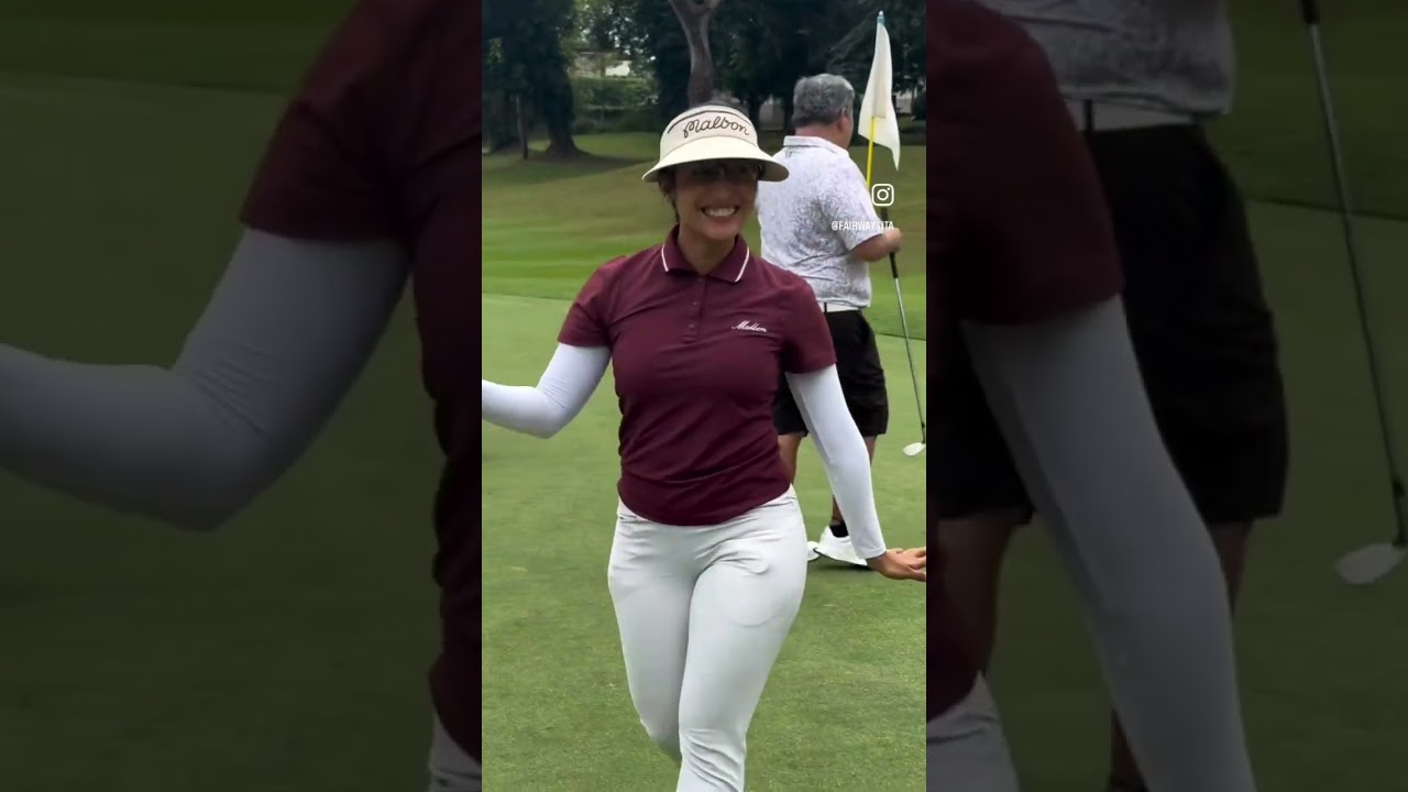 Fairwaytita and pro golfer Marvi Monsalve v Subido Bros 