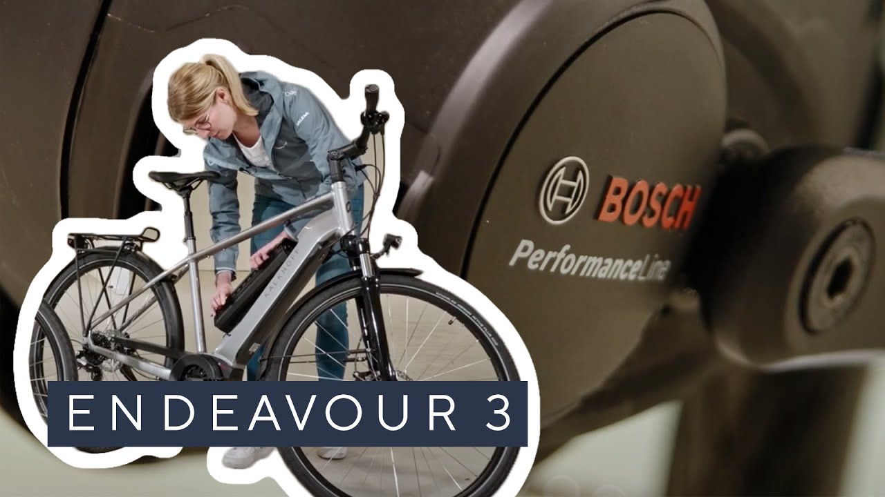ENDEAVOUR 3 ► Das Trekking E-Bike für den Einstieg in die integrierte Akku-Welt von KALKHOFF