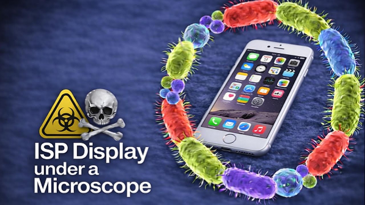 iPhone IPS Display Under the Microscope (80×–200×)