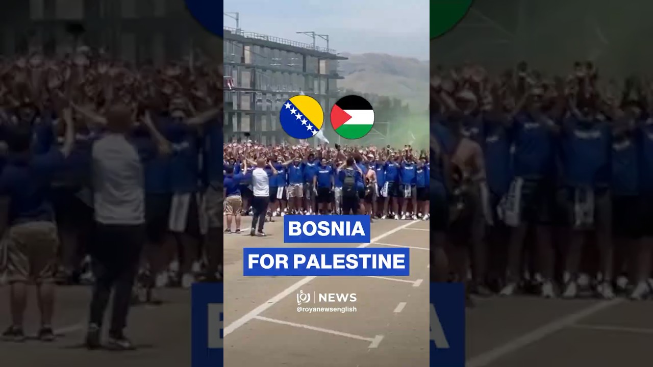 🇧🇦 🇵🇸 Bosnia fans chanting for Palestine ahead of World Cup game with US