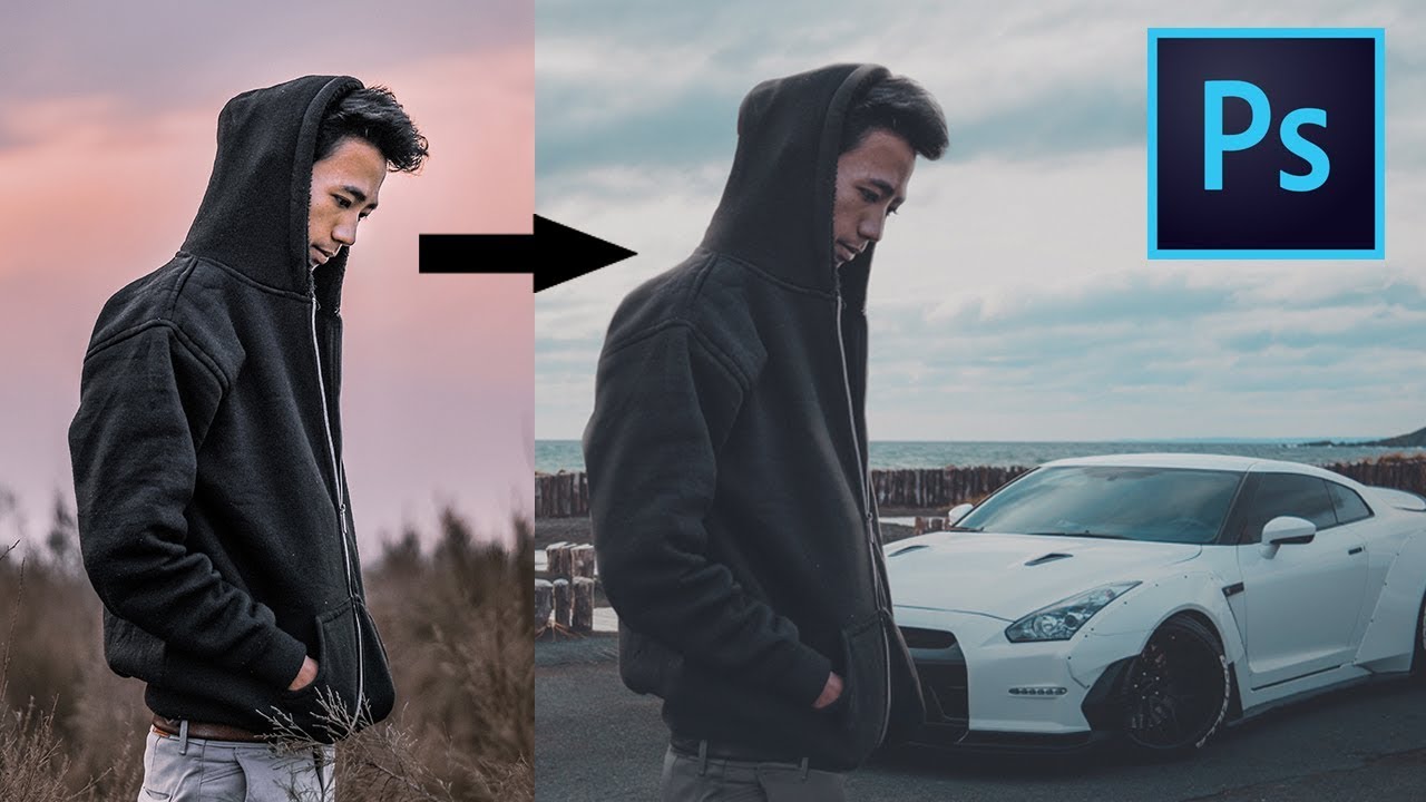 Photoshop Manipulation - Realistic Image Blending Photoshop 2019