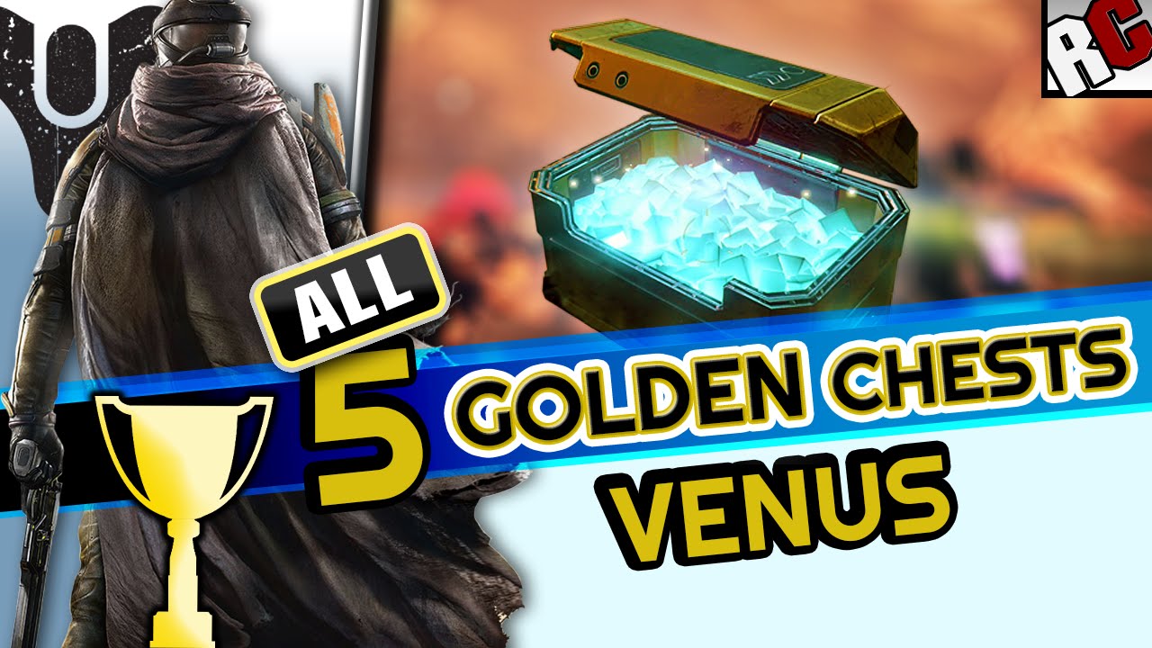 Destiny - GOLDEN CHESTS Venus - Achievement/Trophy Guide - All 5 gold chests locations