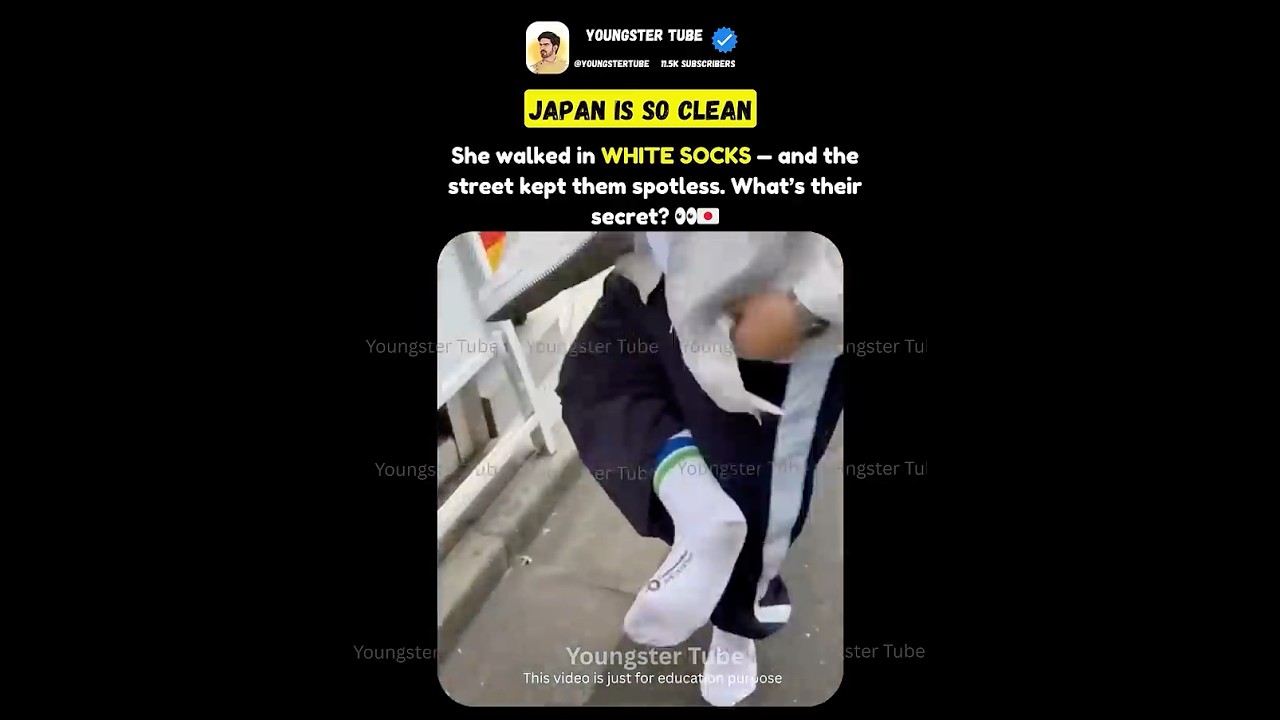 JAPAN Just SHOCKED The Internet 😳 | She Walked Barefoot In White Socks&hellip; And They Stayed CLEAN!