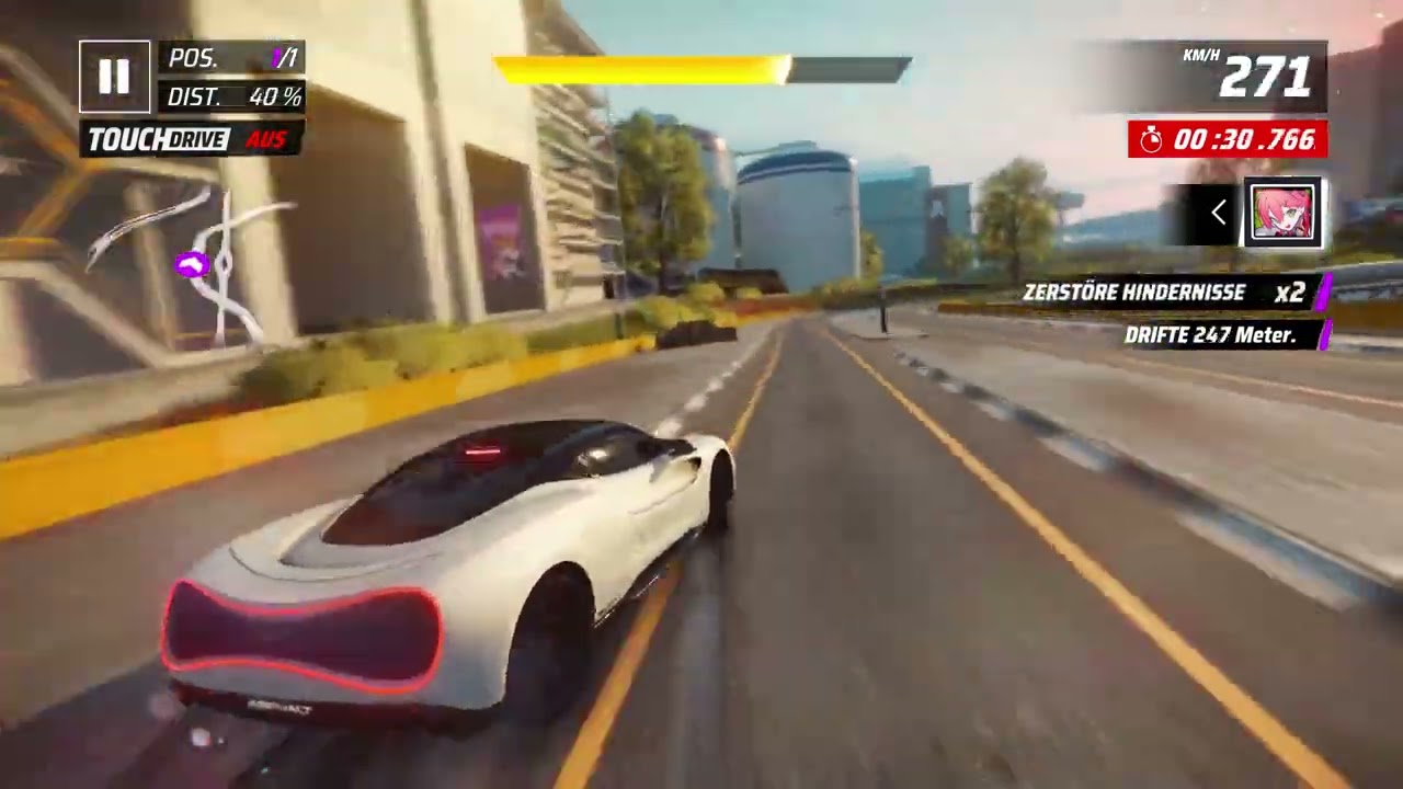 Asphalt Legends Unit Osaka Kita - Rennen DEUS VAYANNE 6 Sterne [01:06.332]