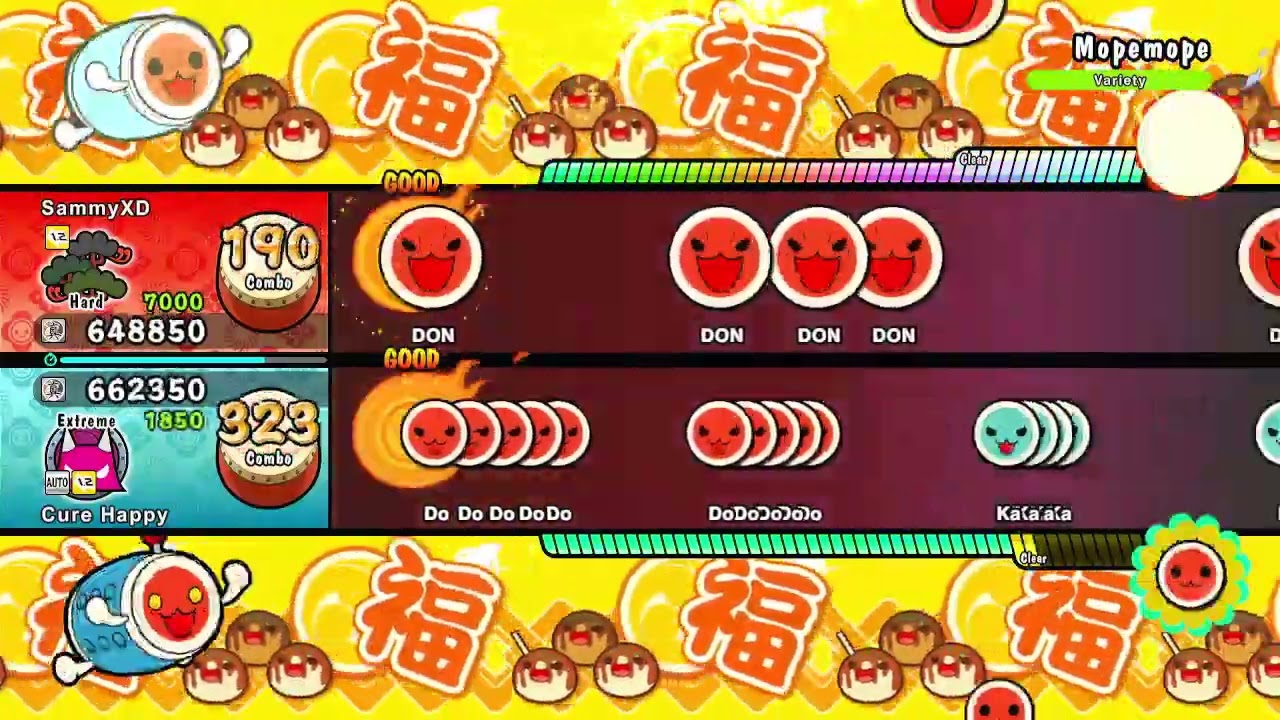 Taiko no Tatsujin Rhythm Festival: Mopemope (Hard/Oni)