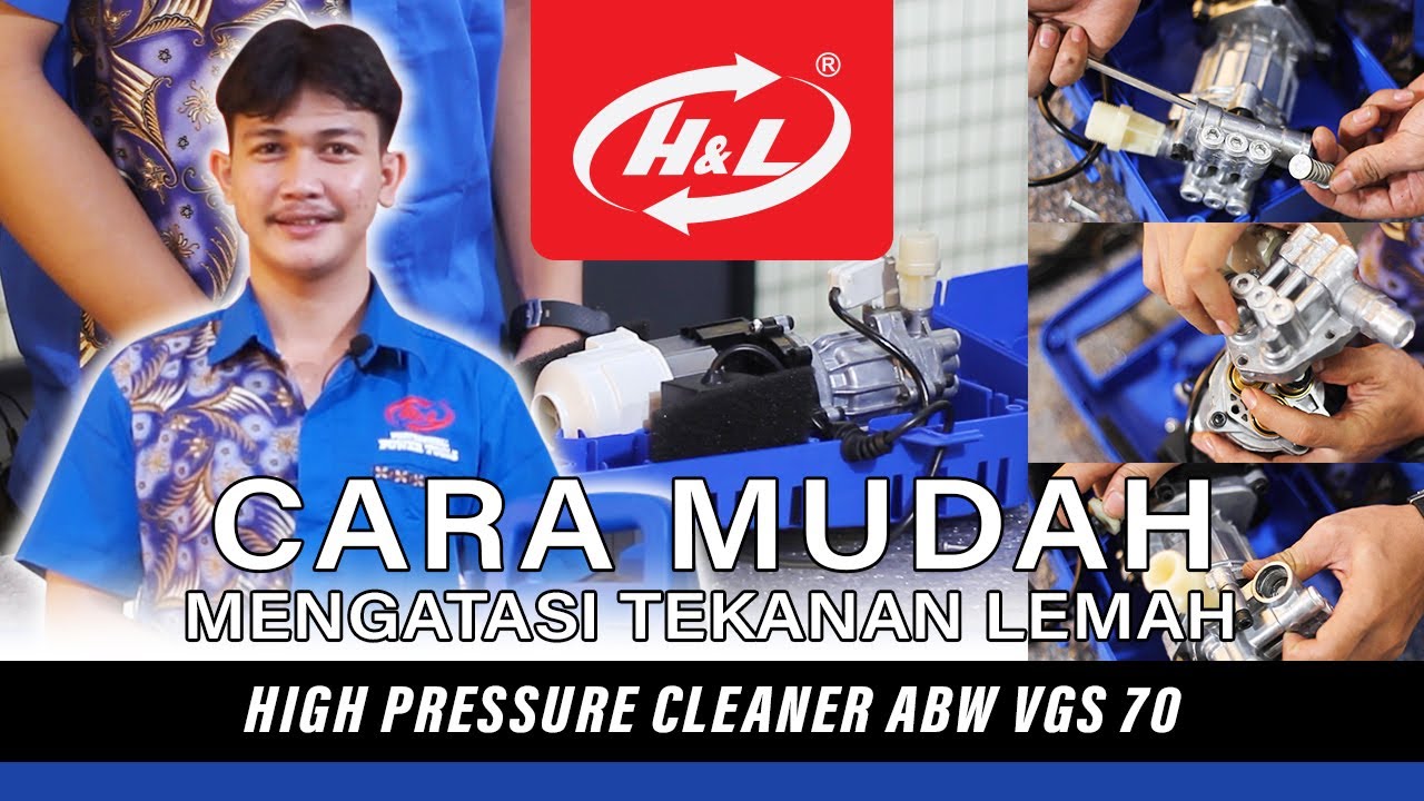 MASIH LEMAH!!! DIY Cara Mengatasi Tekanan Lemah JET CLEANER ABW VGS 70