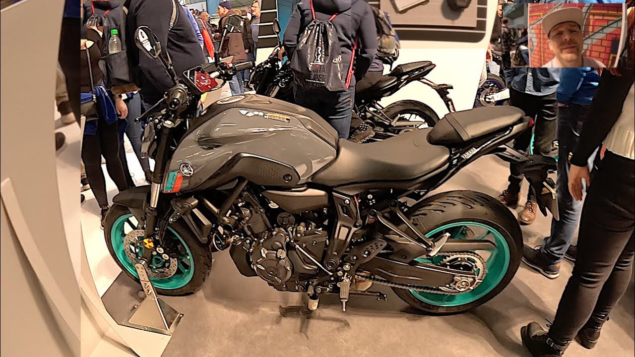 Yamaha MT07 Pure hyper naked Moto bike all new model 2023 motorcycle MT 07 walkaround K1162