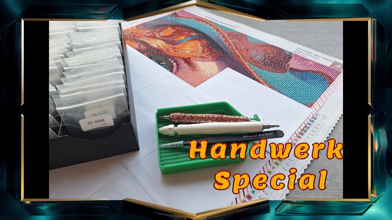 #15 Handwerk special #getcreativewithcaroline #diamondpainting #rodeoprincess