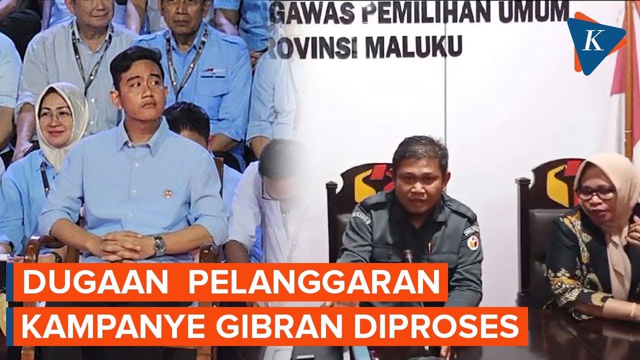 Dugaan Pelanggaran Kampanye Gibran di Maluku Diproses Bawaslu