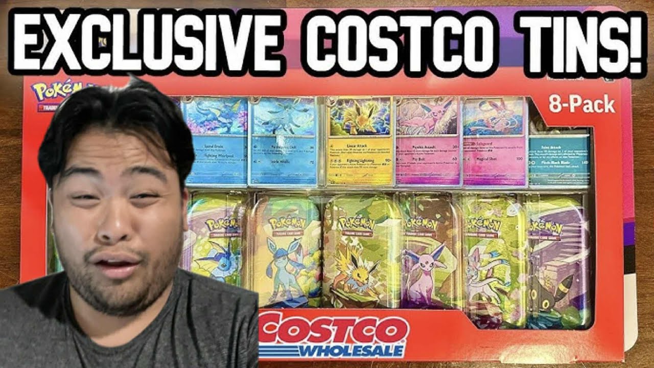 LIVE at the UBC Card Show 🔥 Cracking the NEW Costco Prismatic Evolution Tins!