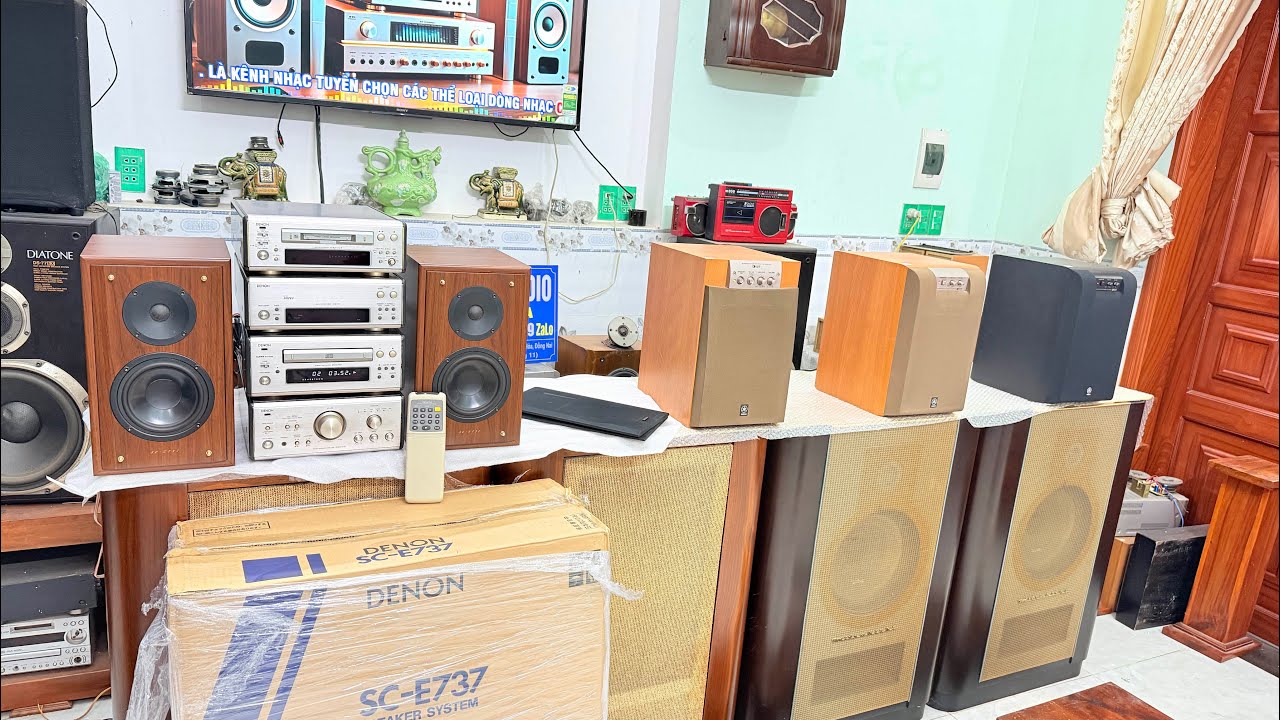 LH 098.55.43279  hàng đẹp VIP DENON 7.5L Sub điện Yamaha giá tốt 